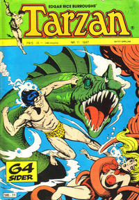 Cover Thumbnail for Tarzan (Atlantic Forlag, 1977 series) #11/1987