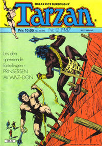Cover Thumbnail for Tarzan (Atlantic Forlag, 1977 series) #12/1987