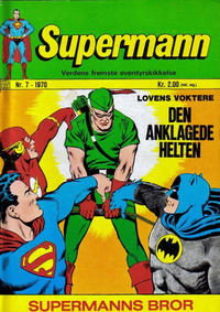 Cover Thumbnail for Supermann (Illustrerte Klassikere / Williams Forlag, 1969 series) #7/1970