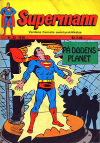 Cover Thumbnail for Supermann (Illustrerte Klassikere / Williams Forlag, 1969 series) #22/1970
