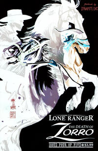 Cover Thumbnail for The Lone Ranger & Zorro: The Death of Zorro (Dynamite Entertainment, 2011 series) #4 [Negative Art Retailer Incentive Cover]