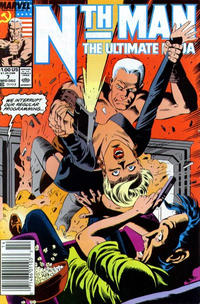 Cover Thumbnail for Nth Man the Ultimate Ninja (Marvel, 1989 series) #7 [Newsstand]