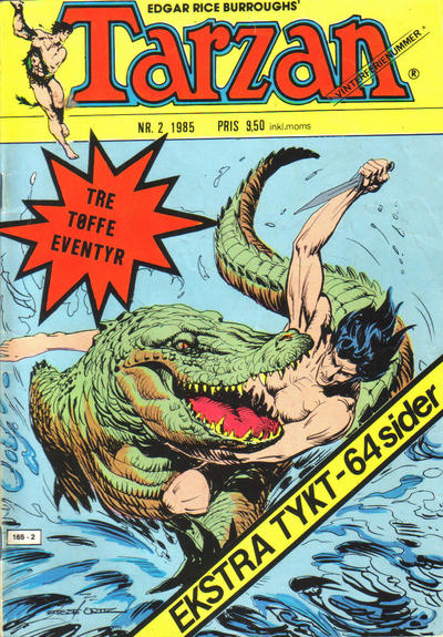Cover for Tarzan (Atlantic Forlag, 1977 series) #2/1985