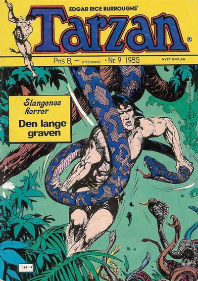 Cover for Tarzan (Atlantic Forlag, 1977 series) #9/1985