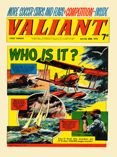 Cover for Valiant (IPC, 1964 series) #6th/13th June 1970