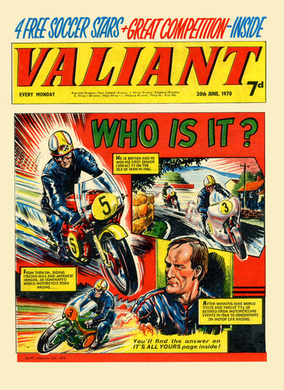 Cover for Valiant (IPC, 1964 series) #20th June 1970
