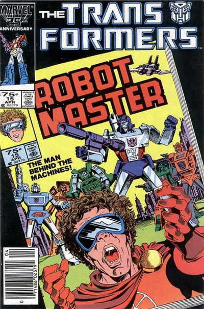 Cover for The Transformers (Marvel, 1984 series) #15 [Newsstand]