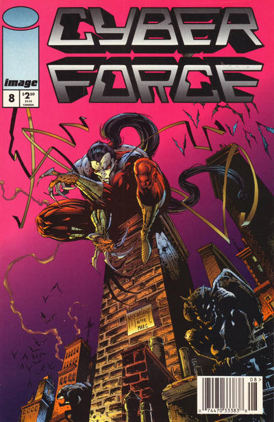 Cover for Cyberforce (Image, 1993 series) #8 [Newsstand]