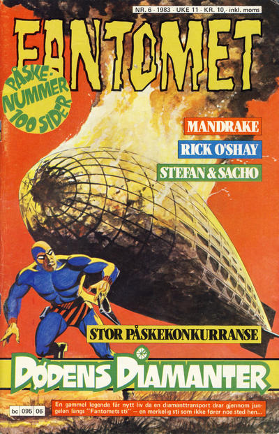 Cover for Fantomet (Semic, 1976 series) #6/1983