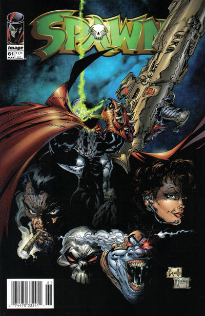 Cover for Spawn (Image, 1992 series) #61 [Newsstand]