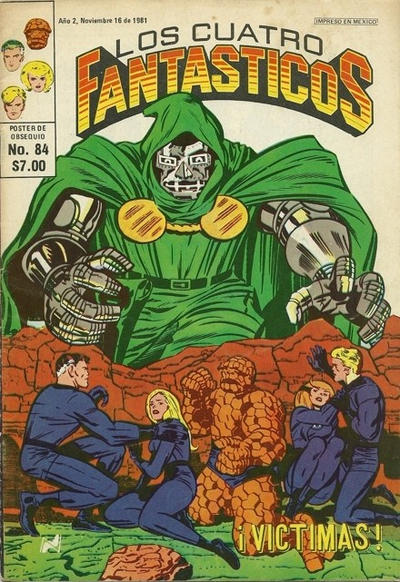 Cover for Los Cuatro Fantásticos (Novedades, 1980 series) #84