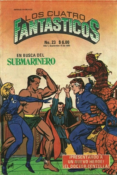 Cover for Los Cuatro Fantásticos (Novedades, 1980 series) #23