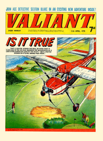 Cover for Valiant (IPC, 1964 series) #11 April 1970