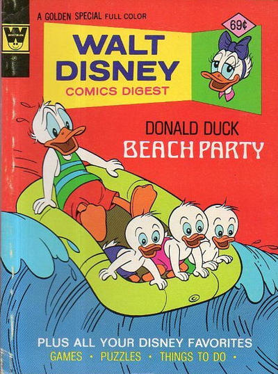 Cover for Walt Disney Comics Digest (Western, 1968 series) #54 [Whitman]