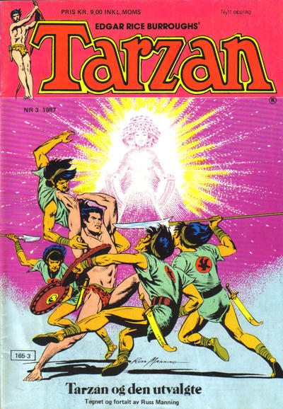 Cover for Tarzan (Atlantic Forlag, 1977 series) #3/1987
