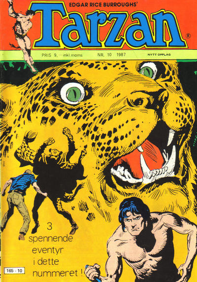 Cover for Tarzan (Atlantic Forlag, 1977 series) #10/1987