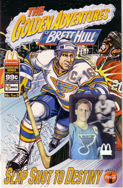 Cover for The Golden Adventures of Brett Hull (The Patrick Company, 1994 series) #1