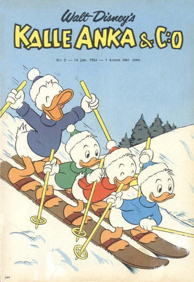 Cover for Kalle Anka & C:o (Hemmets Journal, 1957 series) #3/1964