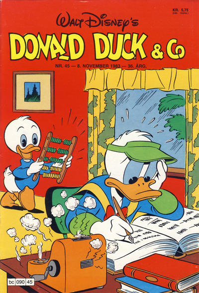 Cover for Donald Duck & Co (Hjemmet / Egmont, 1948 series) #45/1983