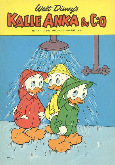 Cover for Kalle Anka & C:o (Hemmets Journal, 1957 series) #49/1963