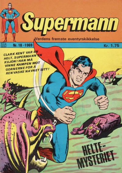 Cover for Supermann (Illustrerte Klassikere / Williams Forlag, 1969 series) #18/1969