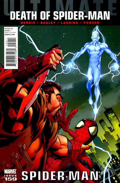 Cover for Ultimate Spider-Man (Marvel, 2009 series) #159 [Mark Bagley cover]