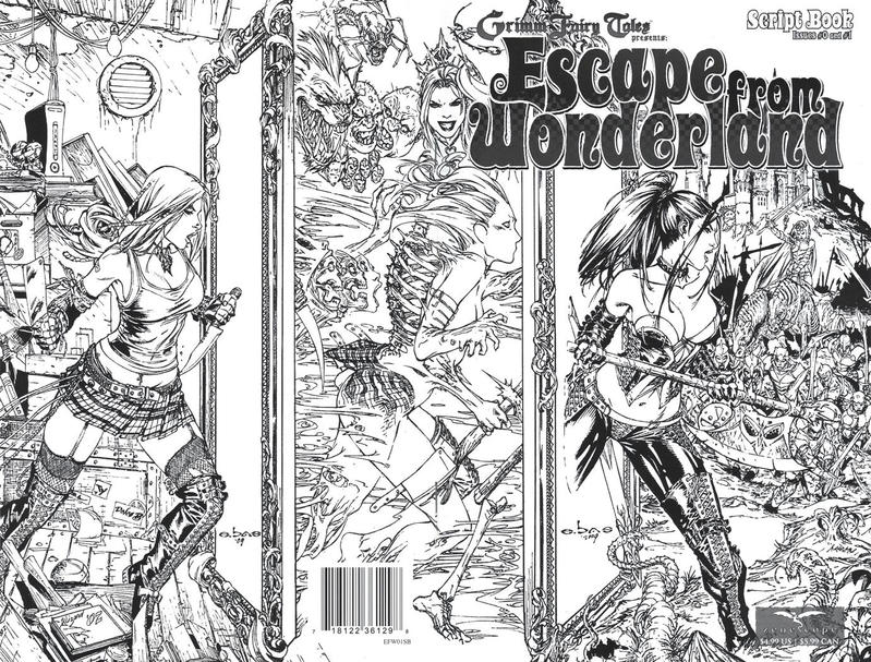 Cover for Escape from Wonderland Script Book (Zenescope Entertainment, 2009 series) 