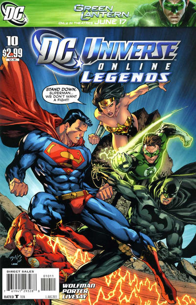 Cover for DC Universe Online Legends (DC, 2011 series) #10 [Direct Sales]