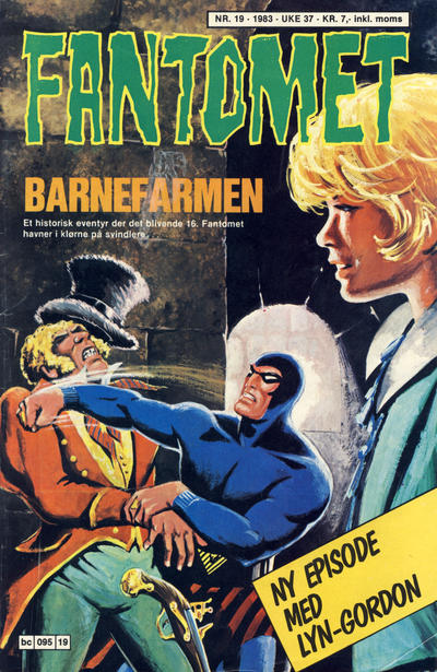 Cover for Fantomet (Semic, 1976 series) #19/1983
