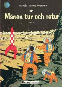Cover for Tintins äventyr (Nordisk bok, 1984 series) #TTabb-002 [4404] - Månen tur och retur del 2