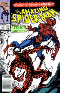 Cover for The Amazing Spider-Man (Marvel, 1963 series) #361 [Newsstand]