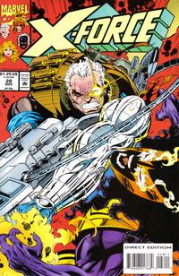 Cover Thumbnail for X-Force (Marvel, 1991 series) #28 [Direct Edition]