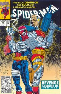 Cover Thumbnail for Spider-Man (Marvel, 1990 series) #21 [Direct]
