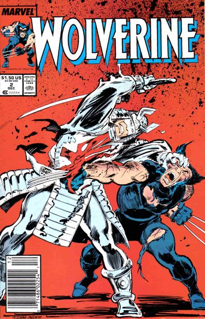 Cover for Wolverine (Marvel, 1988 series) #2 [Newsstand]
