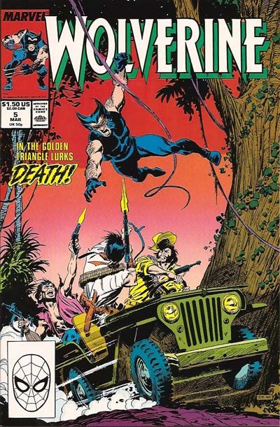 Cover for Wolverine (Marvel, 1988 series) #5 [Direct]