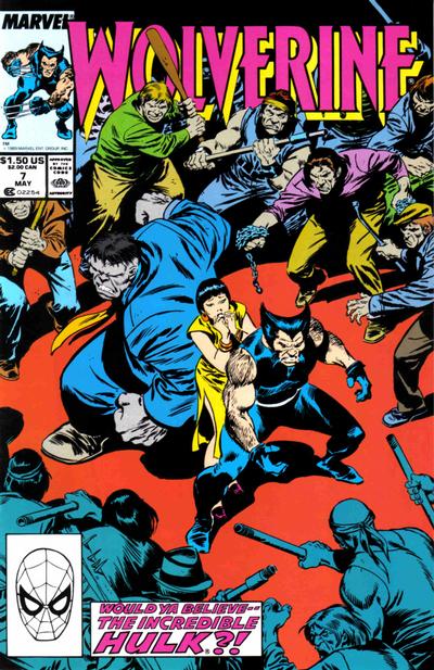 Cover for Wolverine (Marvel, 1988 series) #7 [Direct]