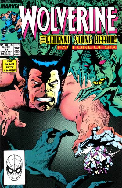 Cover for Wolverine (Marvel, 1988 series) #11 [Direct]