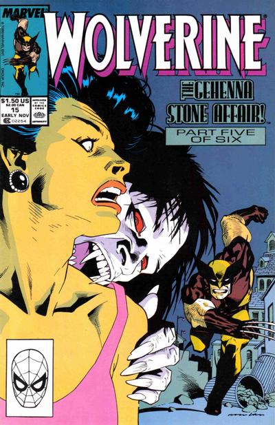 Cover for Wolverine (Marvel, 1988 series) #15 [Direct]