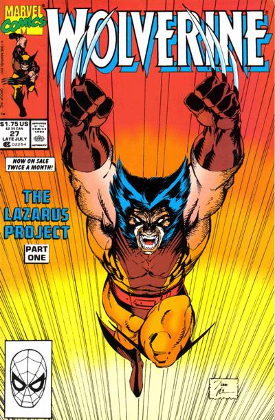 Cover for Wolverine (Marvel, 1988 series) #27 [Direct]