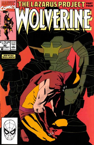 Cover for Wolverine (Marvel, 1988 series) #30 [Direct]