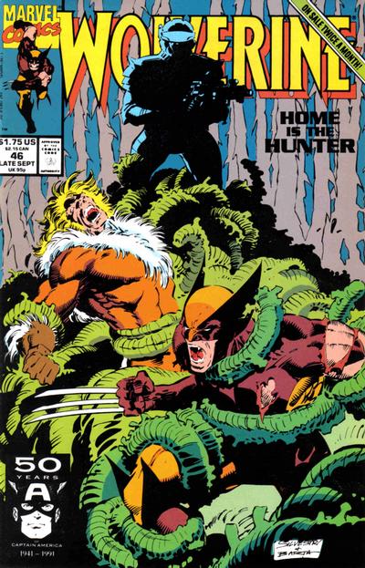 Cover for Wolverine (Marvel, 1988 series) #46 [Direct]