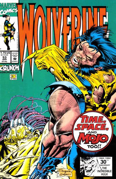 Cover for Wolverine (Marvel, 1988 series) #53 [Direct]