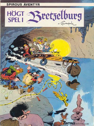 Cover for Spirous äventyr (Nordisk bok, 1984 series) #[4292] - Högt spel i Bretzelburg