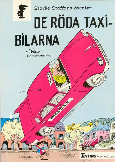 Cover for Starke Staffans äventyr (Nordisk bok, 1985 series) #T-016 [4385] - De röda taxibilarna