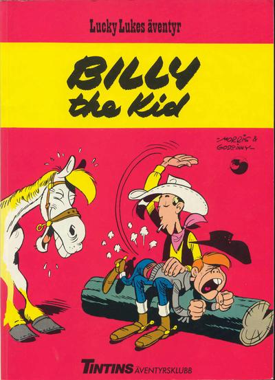 Cover for Lucky Lukes äventyr (Nordisk bok, 1984 series) #T-022 - Billy the Kid