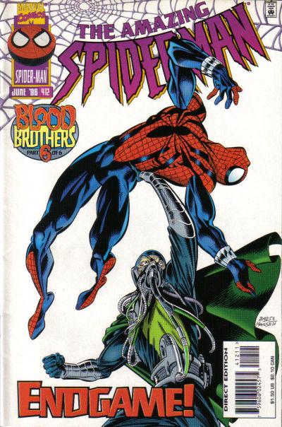 Cover for The Amazing Spider-Man (Marvel, 1963 series) #412 [Direct Edition]