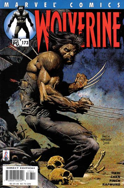Cover for Wolverine (Marvel, 1988 series) #173 [Direct Edition]