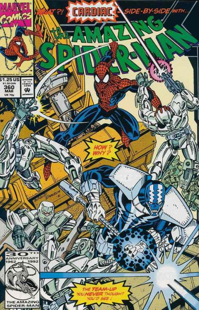 Cover for The Amazing Spider-Man (Marvel, 1963 series) #360 [Direct]