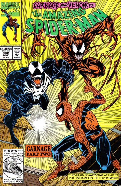 Cover for The Amazing Spider-Man (Marvel, 1963 series) #362 [Direct]