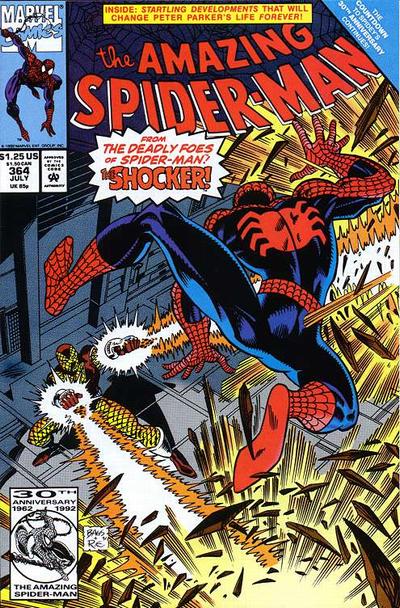 Cover for The Amazing Spider-Man (Marvel, 1963 series) #364 [Direct]